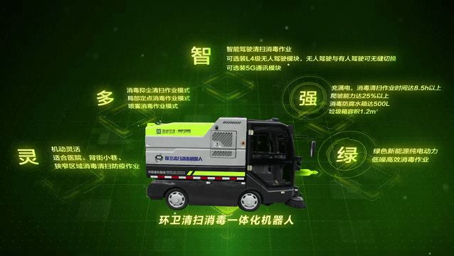 智能環(huán)衛(wèi)機器人軍團再添猛將！清掃消毒一體化機器人利劍出鞘